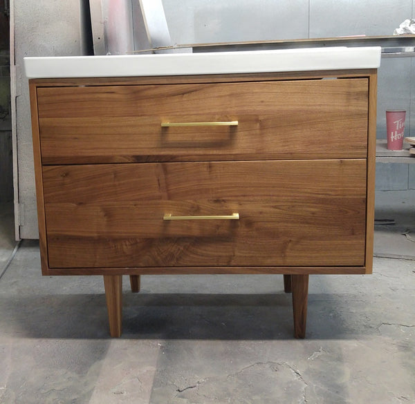 DIY Chest Of Drawers - Part 3 (Walnut Storage Cabinet For Our Bathroom) -  Finished! - Addicted 2 Decorating®