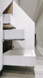 Every home can use more storage. Fortunately, the often-neglected space beneath a staircase provides an ideal spot for that.  From  coat closet, kitchen pantry , home office to bookshelves. The options are virtually endless. 